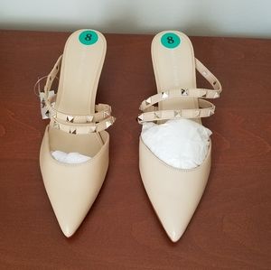 NWT Marc Fisher studded mules